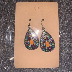 colorful y2k drop earrings